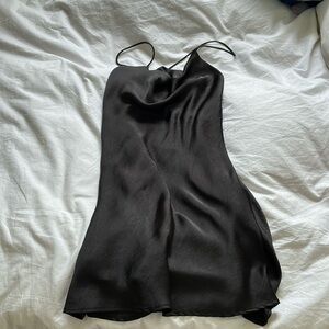 Zara satin mini dress